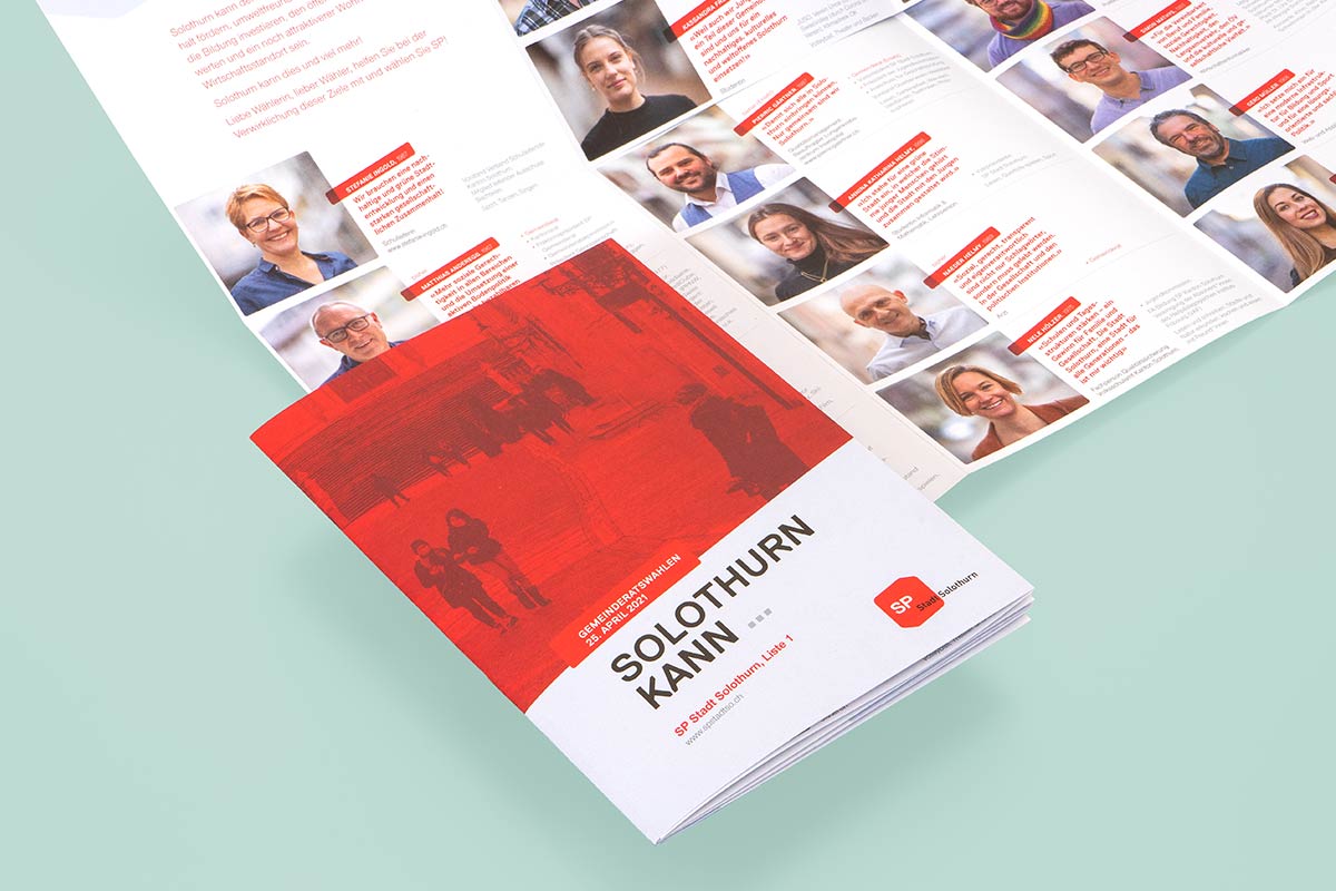 SP Stadt Solothurn, Wahlbroschüre